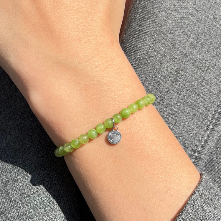 Peridot Gemstone Bracelet for Women - Dainty Mini Adjustable Green Stone Jewelry Gift for Birthday, Anniversary & Everyday Wear
