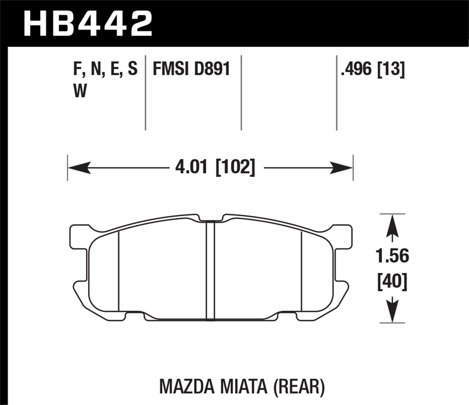 HB442E.496 Blue 9012 High-Performance Motorsport Brake Pads - Premium Racing Brake Pads for Track & Street Use - Perfect for Sports Cars, Drifting & High-Speed Driving