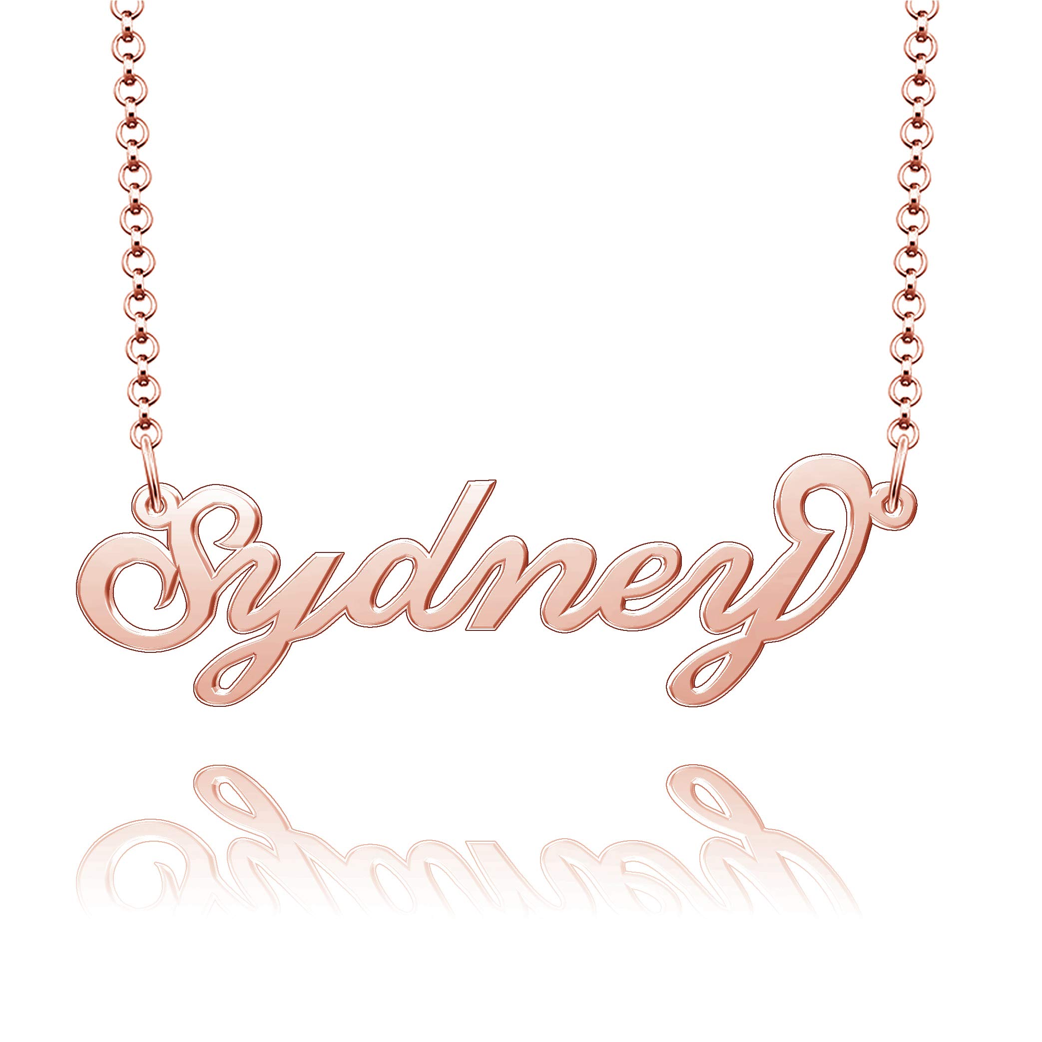 Custom Name Necklace - Sterling Silver Pendant Jewelry for Gifts & Special Occasions