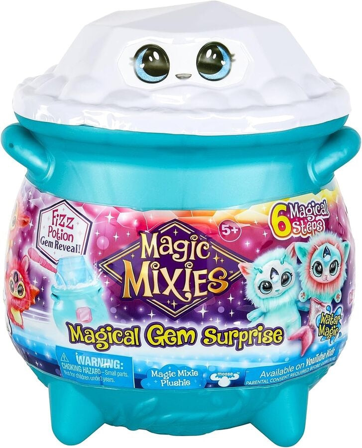 Magic Mixies Magical Gem Surprise Cauldron - Water Magic Toy for Kids, Interactive STEM Learning & Pretend Play - Perfect for Birthday Gifts & Imaginative Playtime