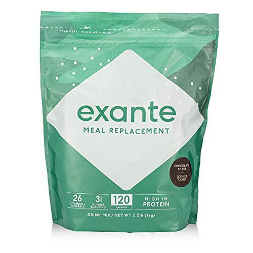 Exante Meal Replacement Shake - Low Calorie Whey Protein Powder for Weight Loss & Hunger Control | 26 Vitamins & Minerals | Smooth Creamy Texture (28 Servings) | Perfect for Busy Professionals, Gym Lovers & Healthy Lifestyle