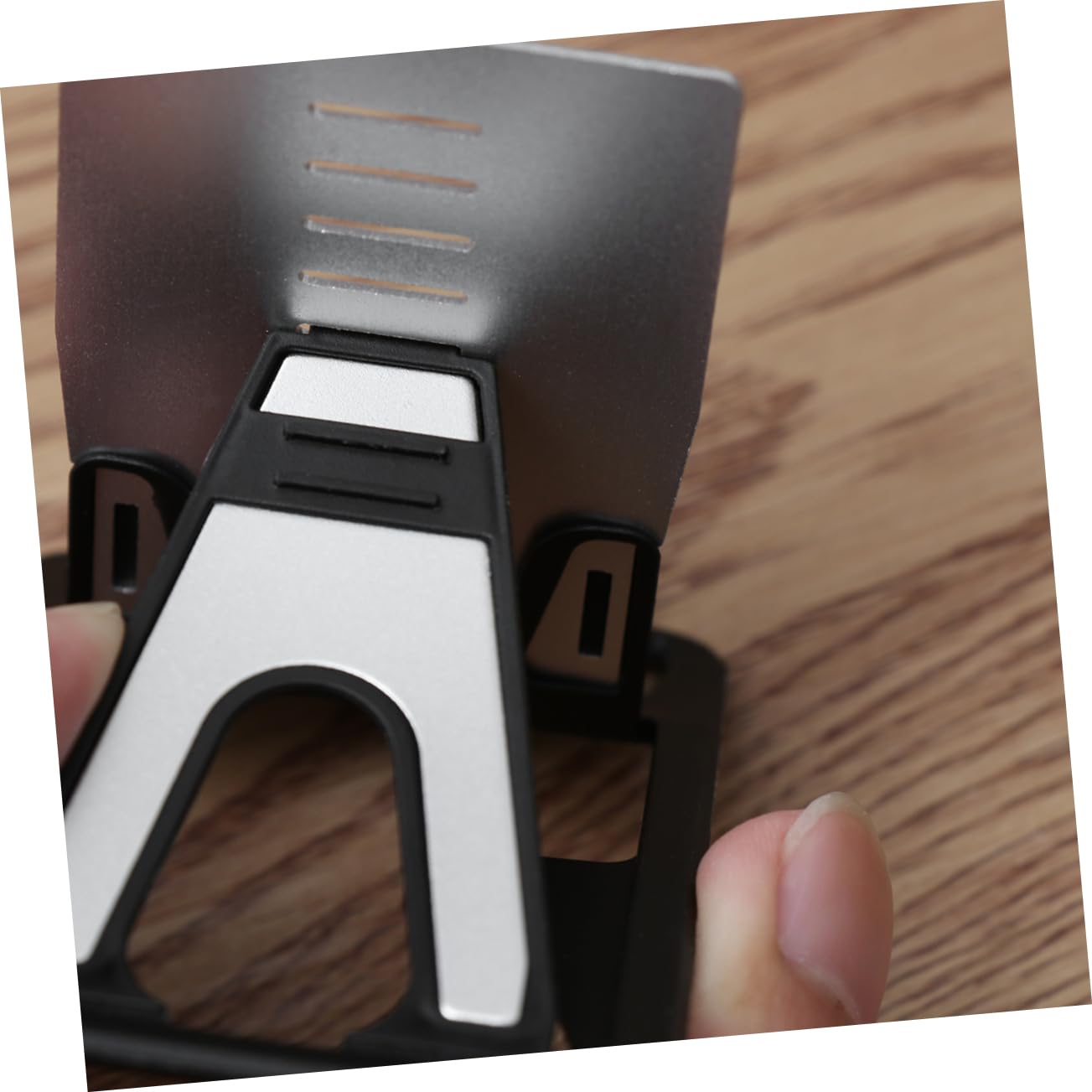 2-Pack Aluminum Alloy Phone Stand - Universal Metal Cell Phone & Tablet Holder for Desk, Home, Office - Perfect for Video Calls, Streaming & Hands-Free Viewing