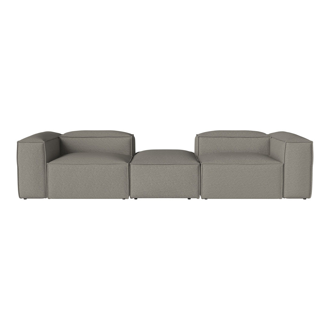 Cosima 2 Small Modular Sectional Sofa with Pouf - Modern Living Room Furniture for Small Spaces, Apartments & Cozy Home Decor