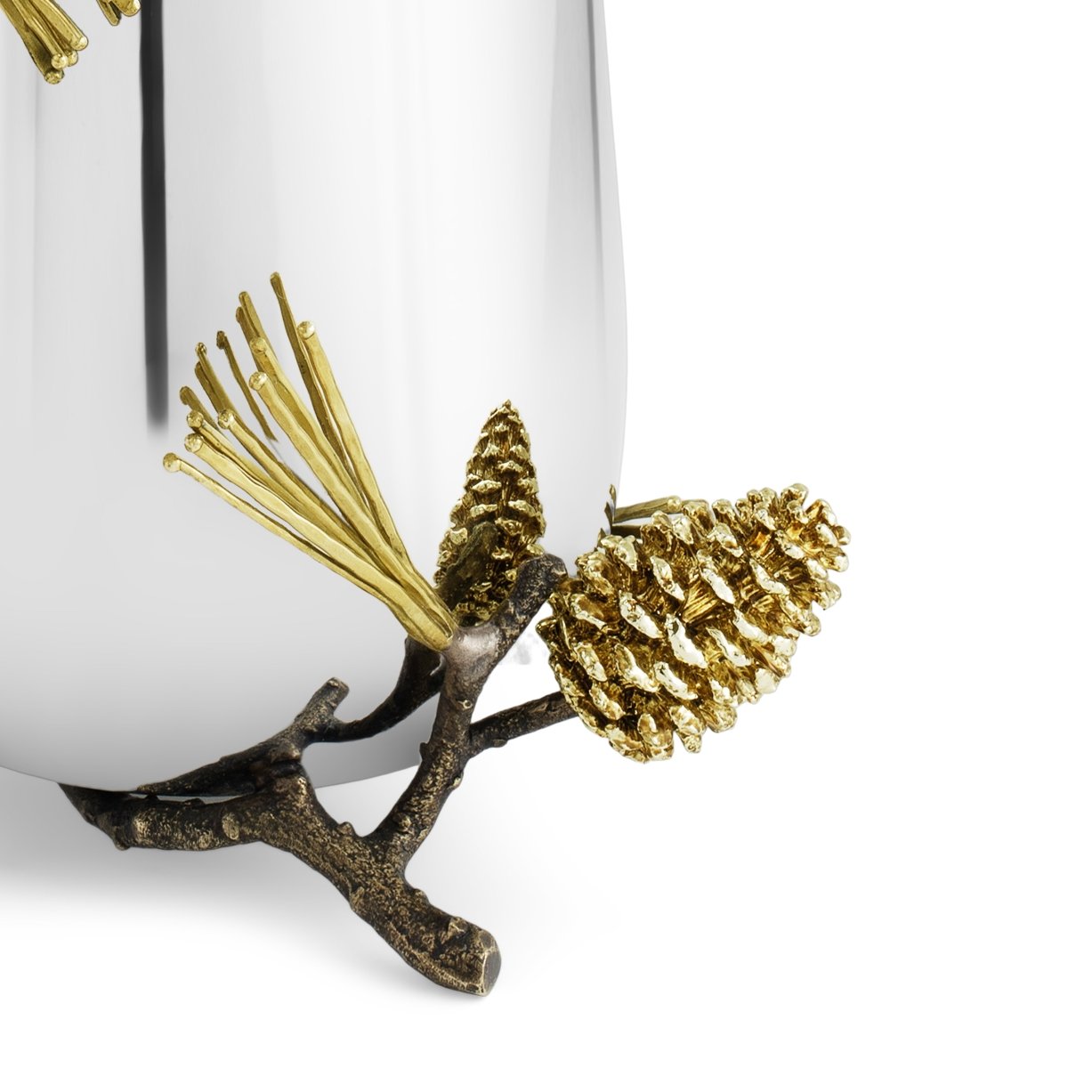 Pine Cone Medium Vase - Natural Decorative Ceramic Flower Vase for Home Decor, Wedding Centerpiece, Fall Table Decorations