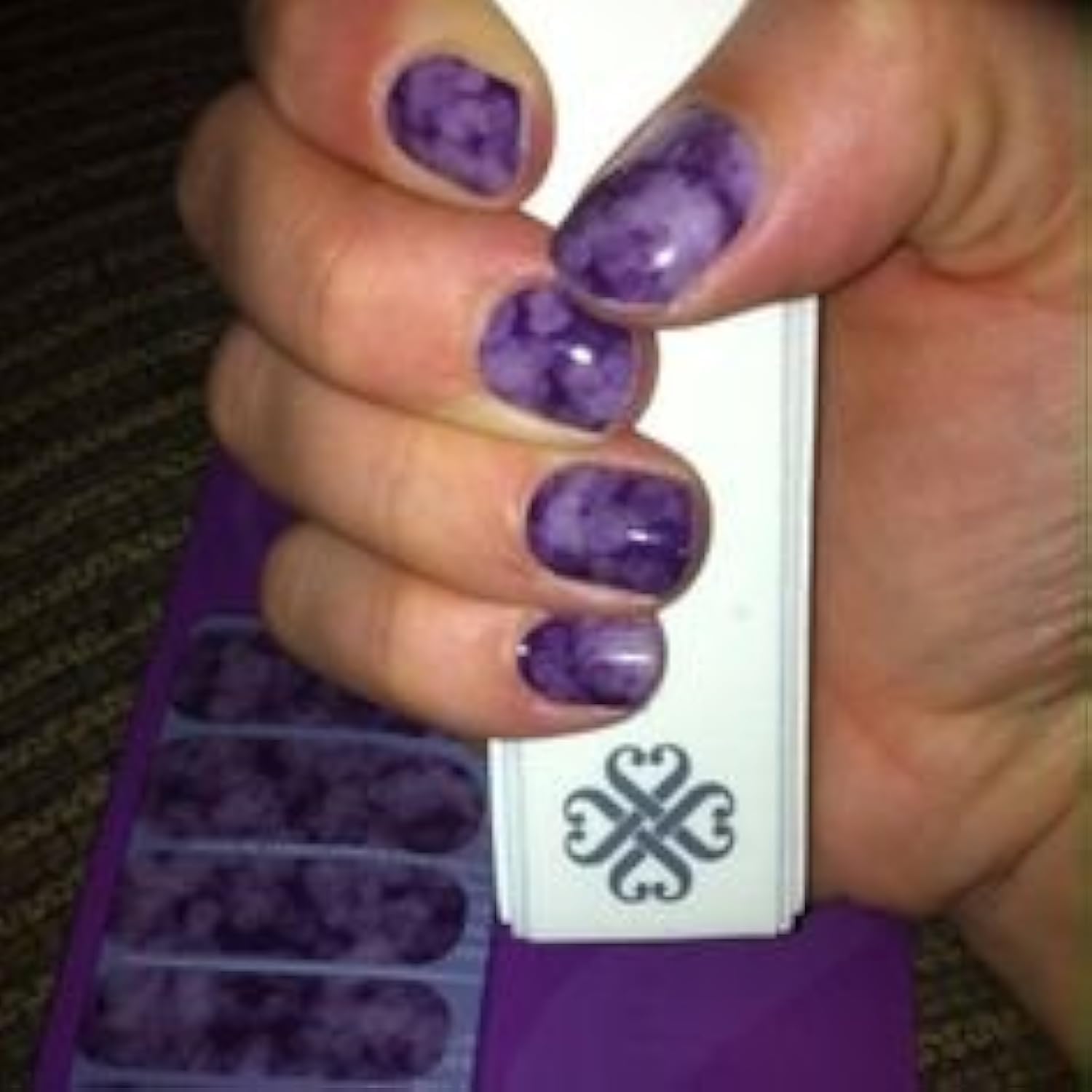 Premium Aspen Nail Wraps - Half Sheet Nail Stickers | Jamberry Nail Wraps for Easy DIY Manicure - Perfect for Parties, Weddings & Everyday Glam