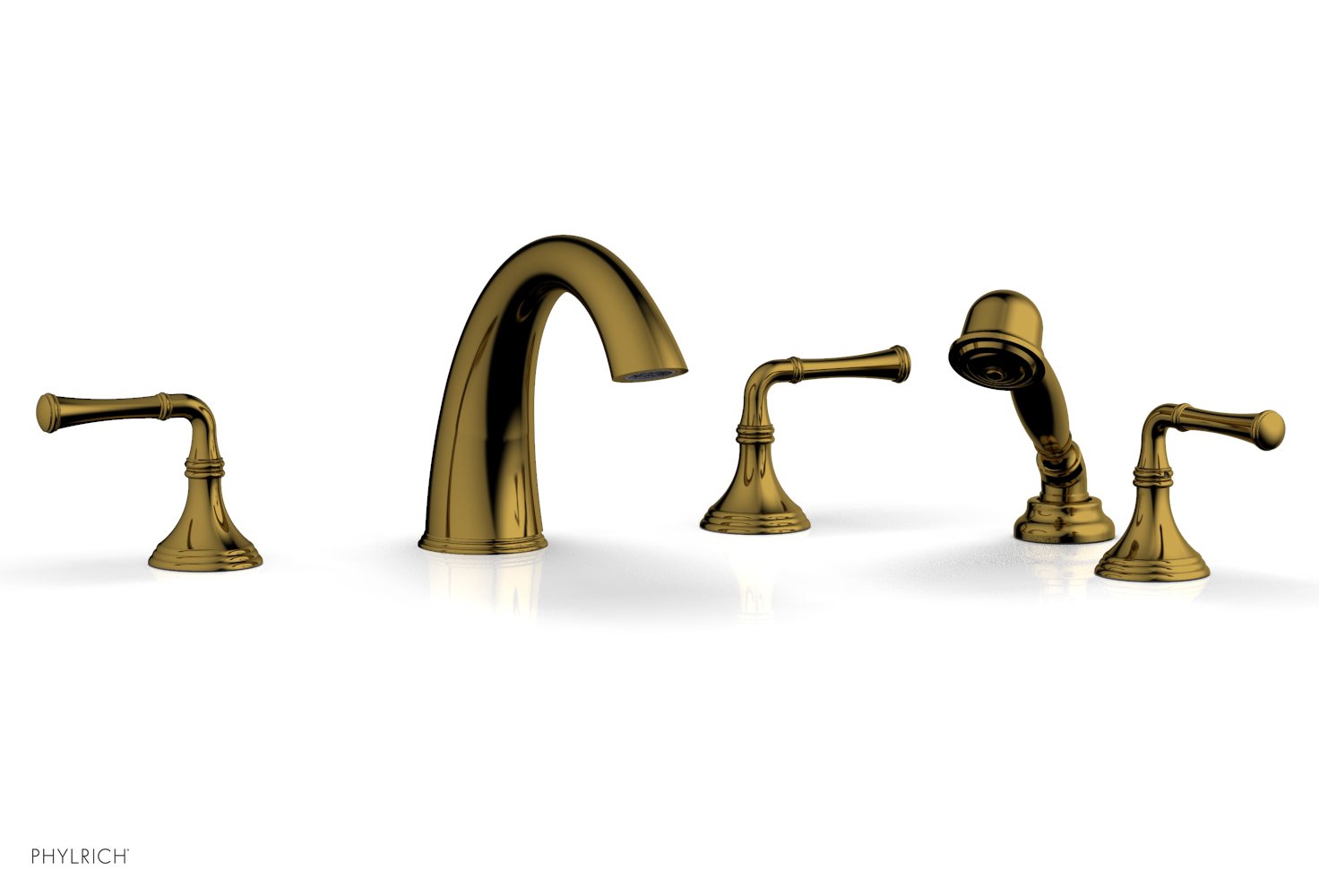 3-Ring Deck Tub Set with Hand Shower D2205E1 - Premium Bathroom Faucet for Modern Homes, Perfect for Bathroom Renovation & Spa Relaxation