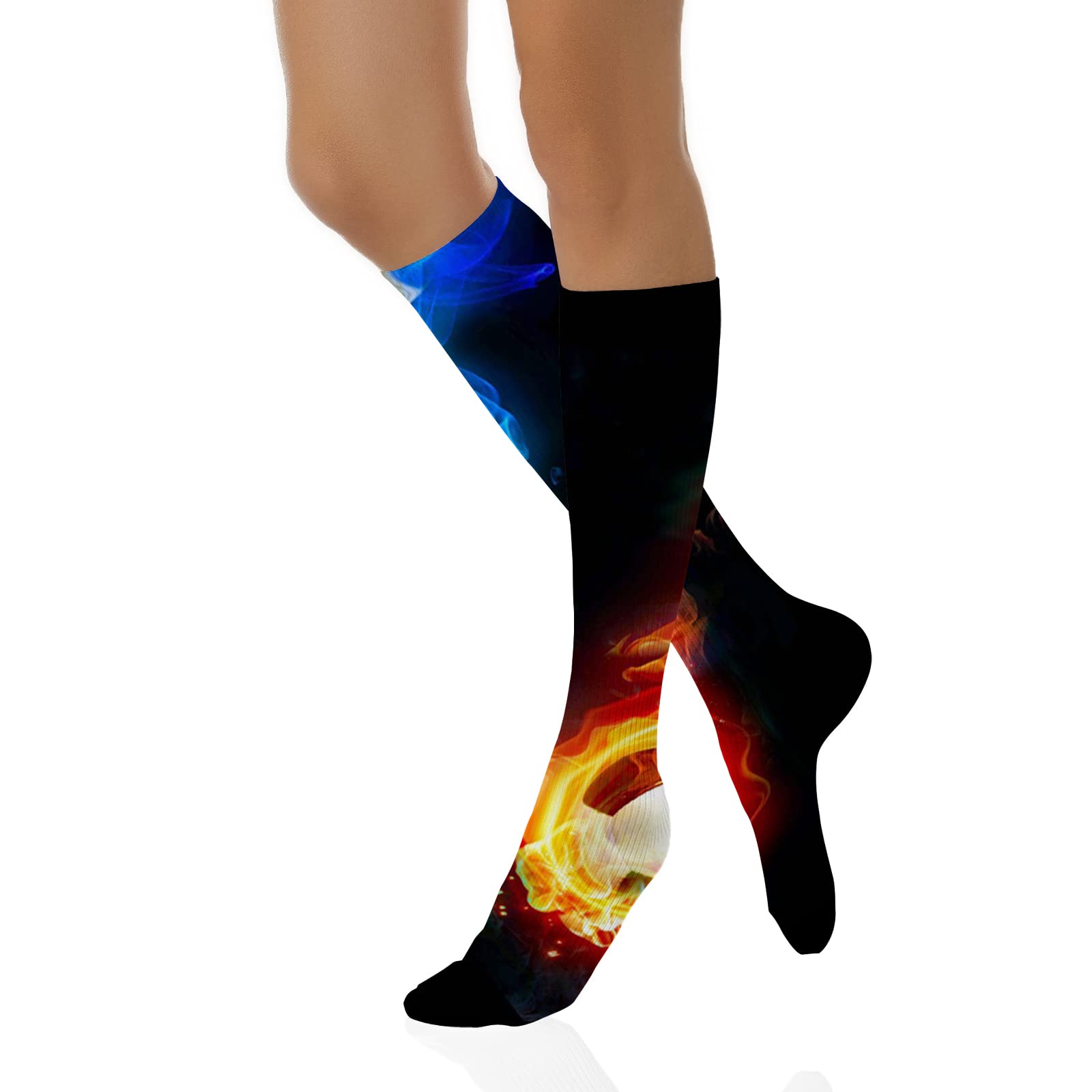 Best Compression Socks for Women & Men - Winter Warm Support Socks for Running, Athletic, Nursing, Travel - Perfect for Workouts, Long Flights & Daily Comfort