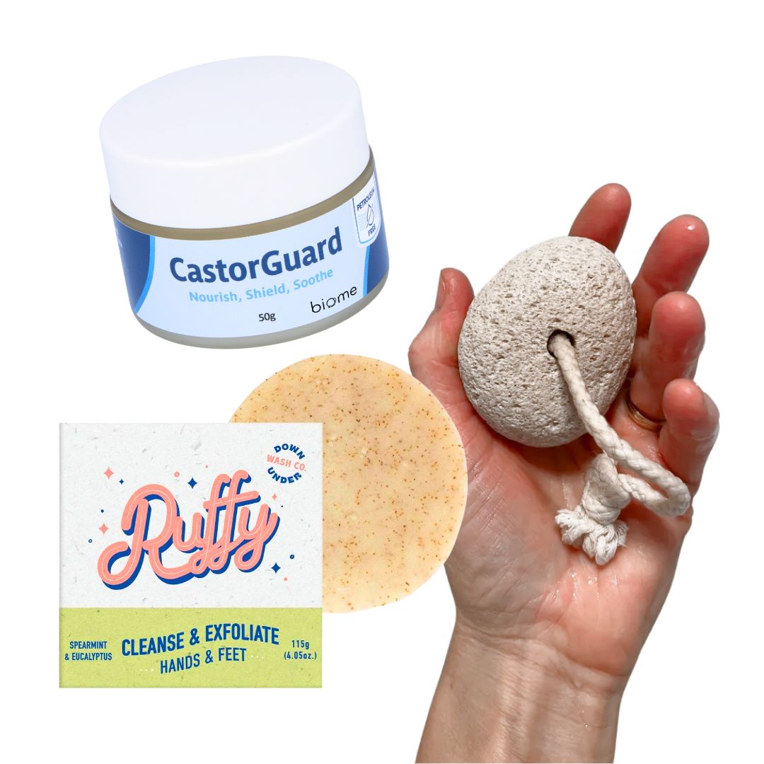 No More Cracked Feet Bundle - Intensive Moisturizing Foot Care Set for Dry, Rough & Cracked Heels - Perfect for Pedicures, Spa Days & At-Home Foot Treatments