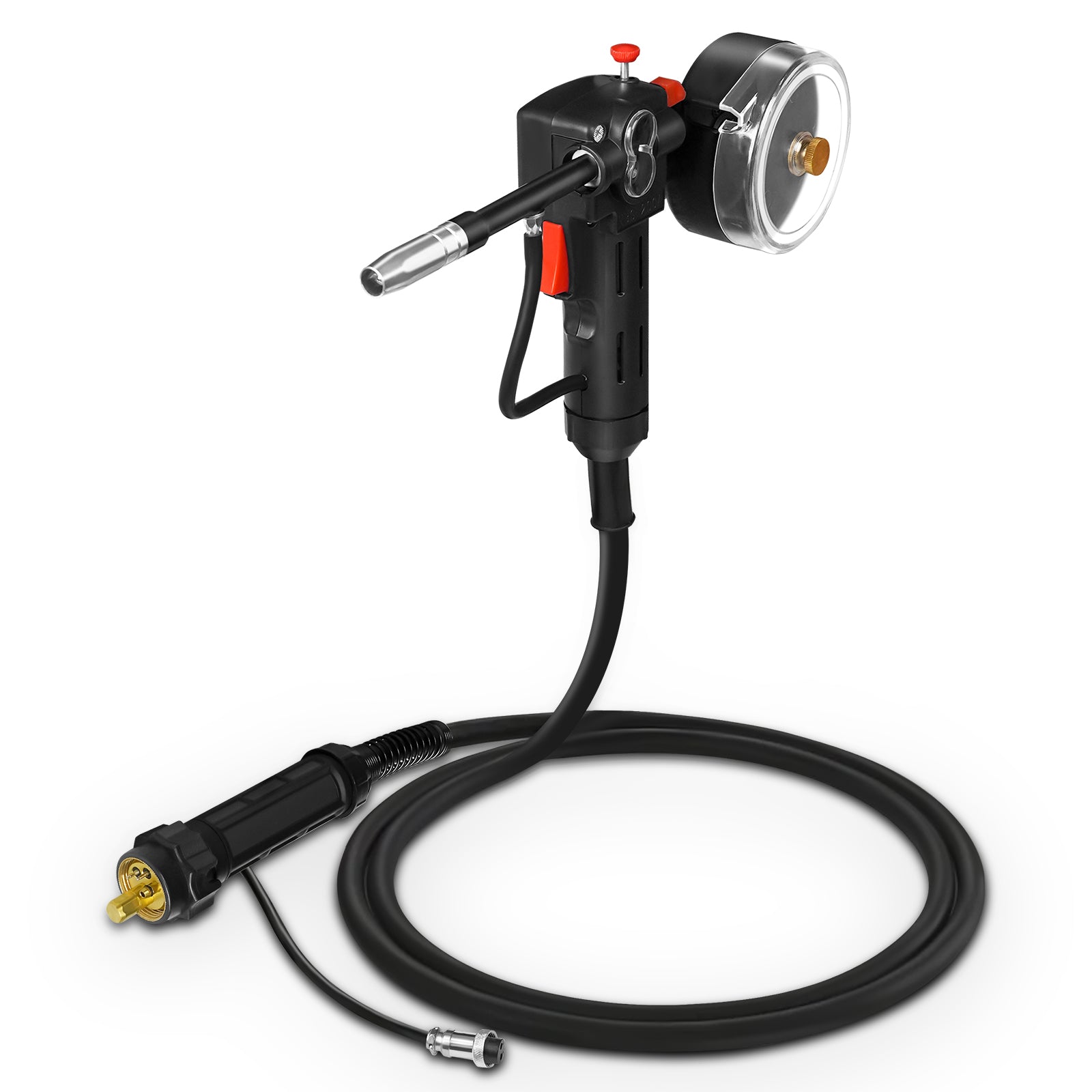 SSimder 16ft 200 Amp MIG Welding Spool Gun - Aluminum Wire Feed Welder for DIY, Auto Repair & Metal Fabrication - Perfect for Home Workshops & Professional Use