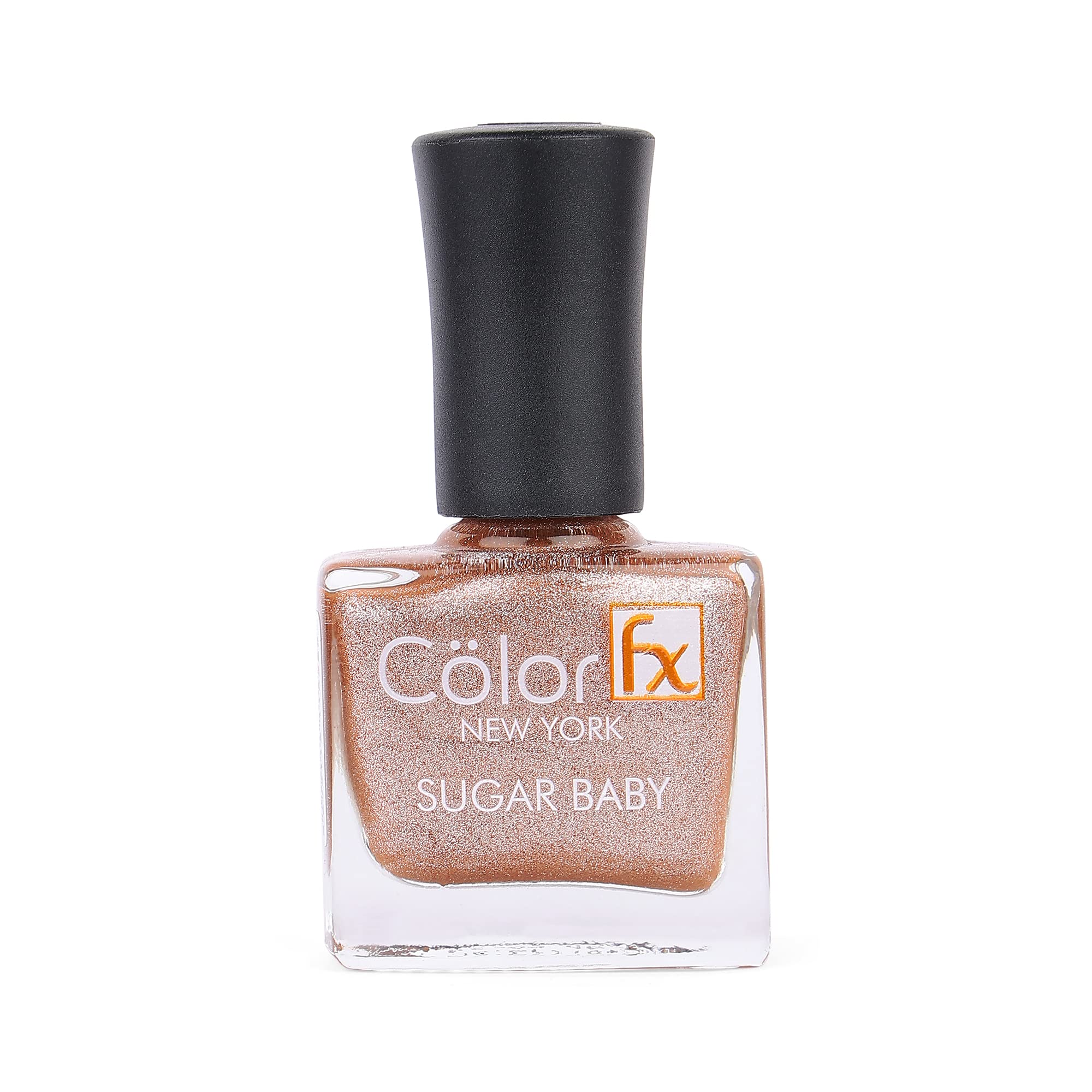 Color Fx New York Sugar Baby Nail Polish - Metallic Shimmery Matte Gel Finish, 21 Toxin-Free Shades, Long-Lasting & Non-Yellowing Formula (9ml) | Perfect for Everyday Wear, Special Occasions & Nail Art Designs