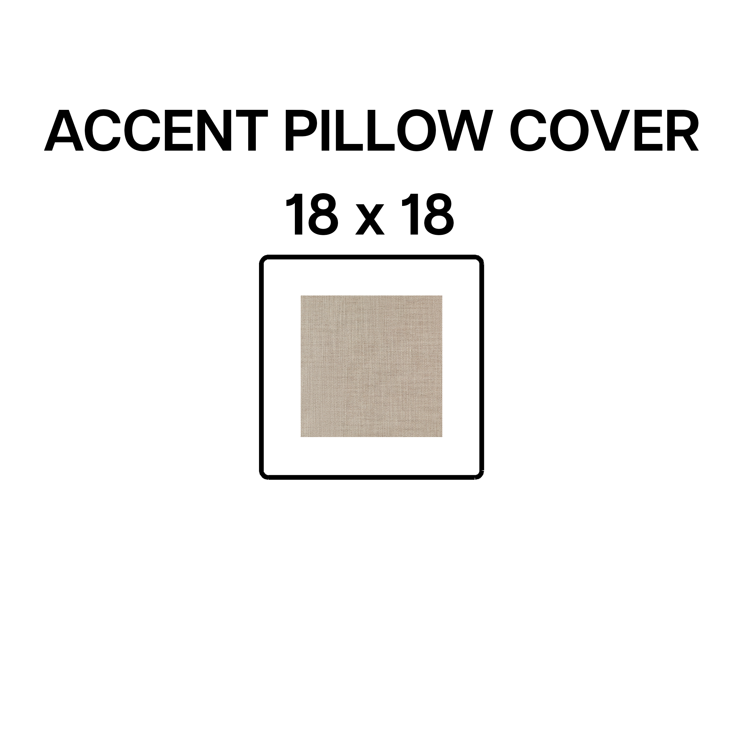 18x18 Inch Decorative Wheat Accent Pillow Cover - Soft Bohemian Throw Pillow Case for Sofa, Bed & Home Decor (BP 641 41) - Perfect for Living Room, Bedroom & Cozy Home Styling