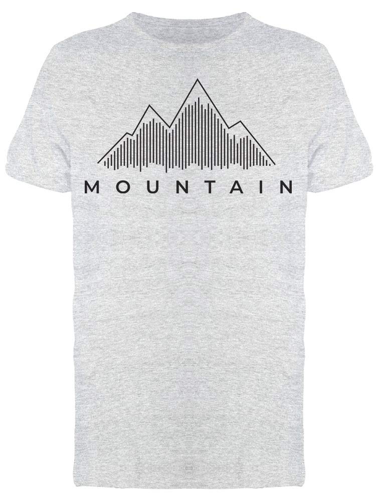 Mountain Simple Logo T-Shirt for Men - Comfortable Casual Wear for Hiking, Travel & Everyday Outfits