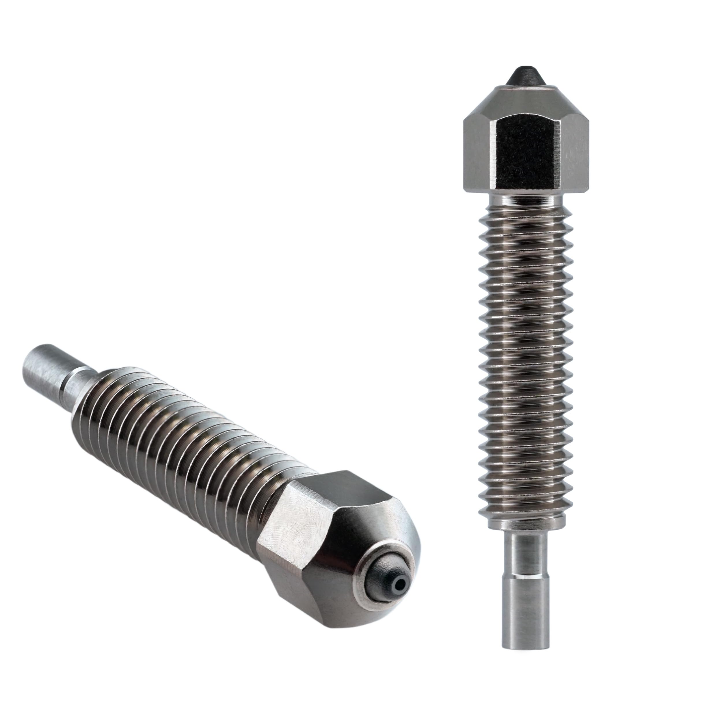 Microswiss FlowTech - Diamondback Nozzles - Polycrystalline Solid Diamond Tip 3D Printer Nozzles (.4mm) - Wear Resistant & High Precision - Made in USA - Perfect for ABS, PLA, PETG Filament Printing