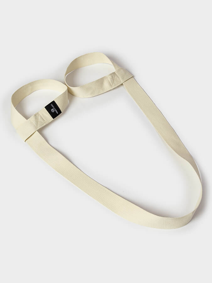 Organic Cotton Yoga Mat Strap Carrier for Yoga Studio - Premium Yoga Mat Holder with Adjustable Shoulder Strap - Perfect for Yoga Class, Gym, Travel & Outdoor Workouts