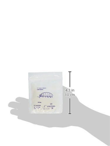 1/4 Inch Orthodontic Elastic Rubber Bands - 300 Pack, Natural, Medium Force 3.5 oz - Dental Braces Bands for Teeth Gap Fixing, Dreadlock Hair Ties, Includes 1 Elastic Placer - Perfect for Braces Adjustment & Hair Styling