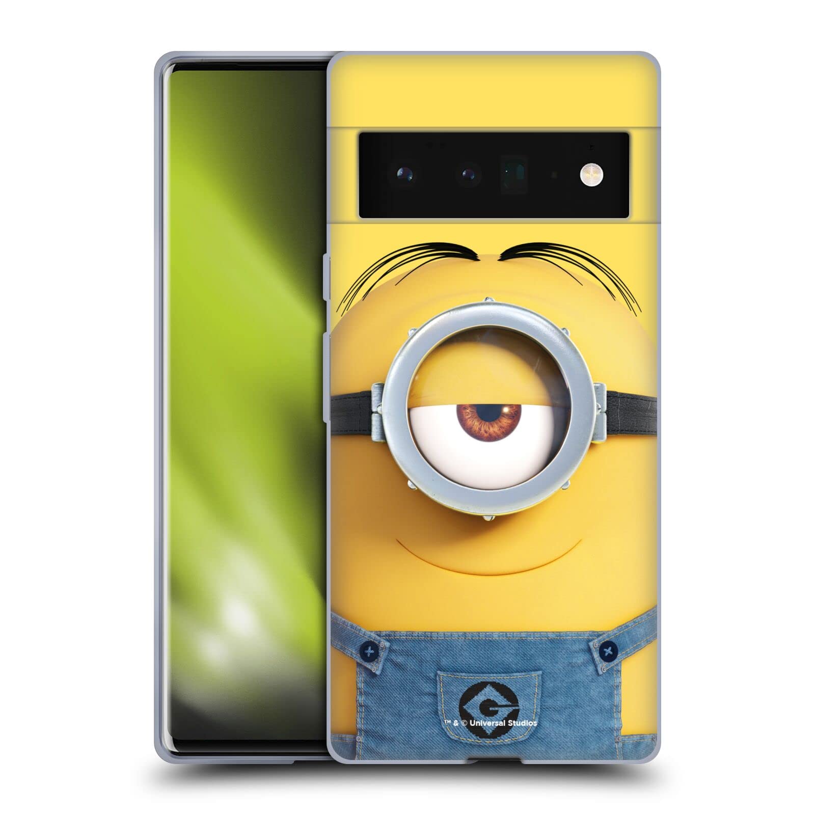 Minions Soft Gel Case for Google Pixel 6 Pro - Despicable Me Stuart Design for Fans & Protection