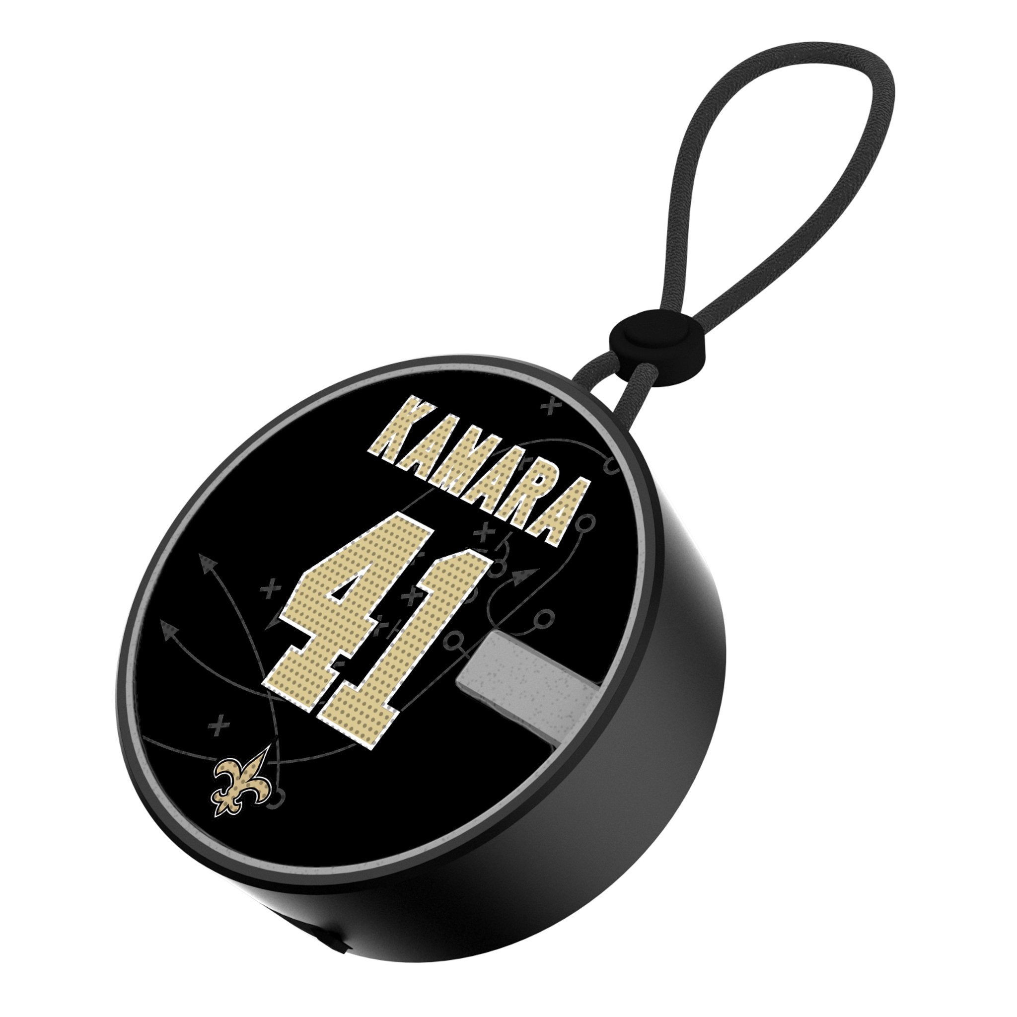 Alvin Kamara New Orleans Saints 41 Waterproof Bluetooth Speaker - Perfect for Pool Parties, Beach Outings & Tailgating