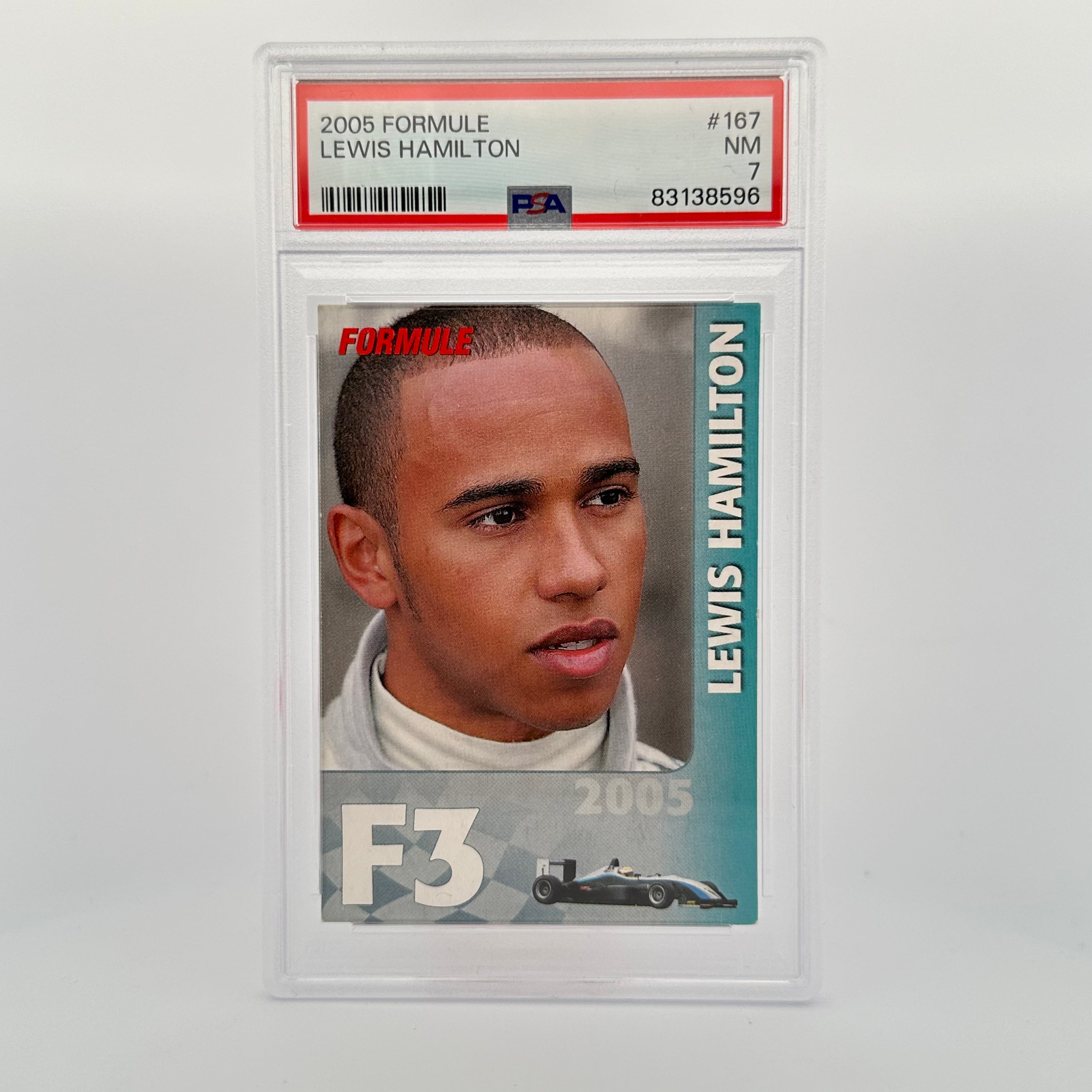 2005 Formula 1 Lewis Hamilton #167 PSA 7 Graded Trading Card - Perfect for F1 Collectors, Sports Memorabilia Enthusiasts, and Hamilton Fans