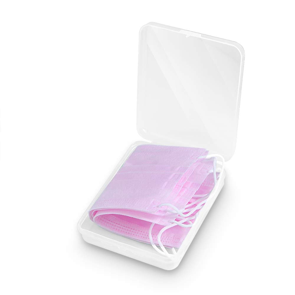 Reusable Portable Mask Storage Case - Multi-Purpose Clips for Dust Masks & Recyclable Face Coverings | Perfect for Travel, Office & Daily Protection
