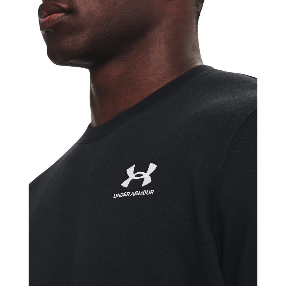 Men's Under Armour Icon Fleece Crew Sweatshirt - Soft & Breathable Cotton Blend for Casual Wear, Gym & Outdoor Activities