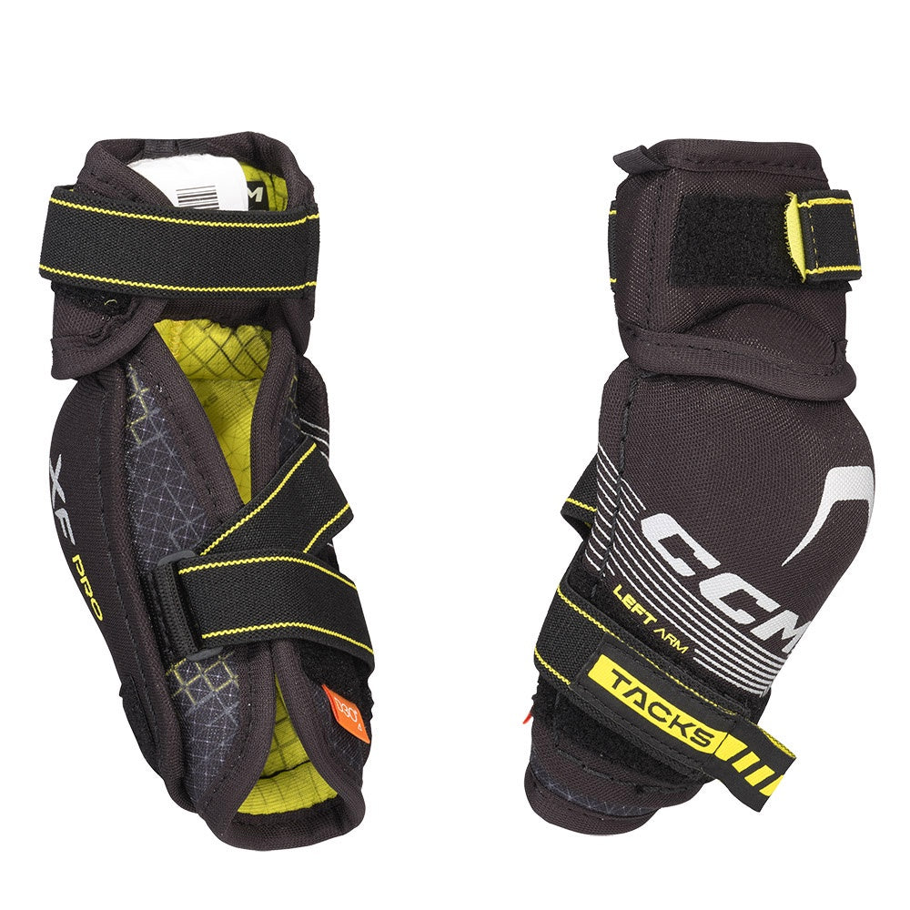 CCM Tacks XF Pro Youth Ice Hockey Elbow Pads - Protective Gear for Young Hockey Players - Perfect for Practice & Games