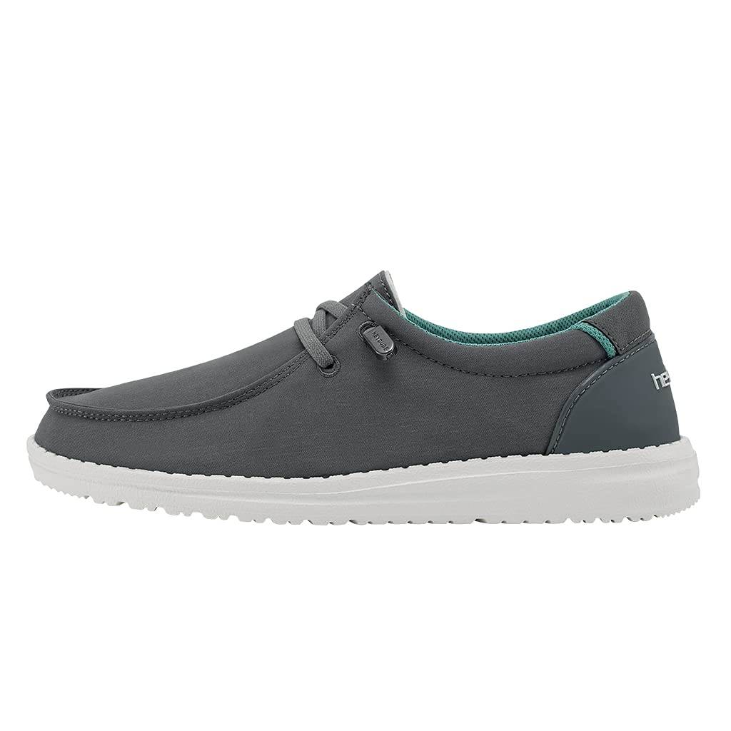 Hey Dude Women's Wendy Adv Charcoal Slip-On Loafers Size 11 - Lightweight Comfortable Casual Shoes for Women - Perfect for Walking, Travel & Everyday Wear