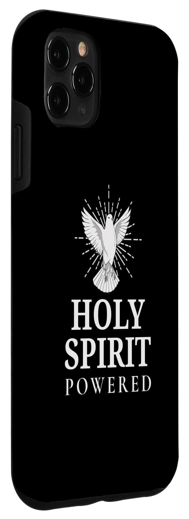 iPhone 11 Pro Max Christian Phone Case with Holy Spirit Dove Design - Religious Gift for Men & Women - Perfect for Church, Bible Study & Daily Faith Inspiration