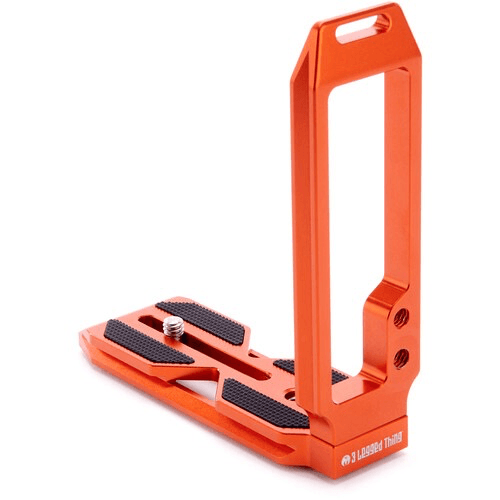 3 Legged Thing QR11 2.0 Universal Full Size L Bracket for DSLR Cameras - Copper Orange - Compatible with Tripods & Monopods - Perfect for Landscape & Portrait Photography