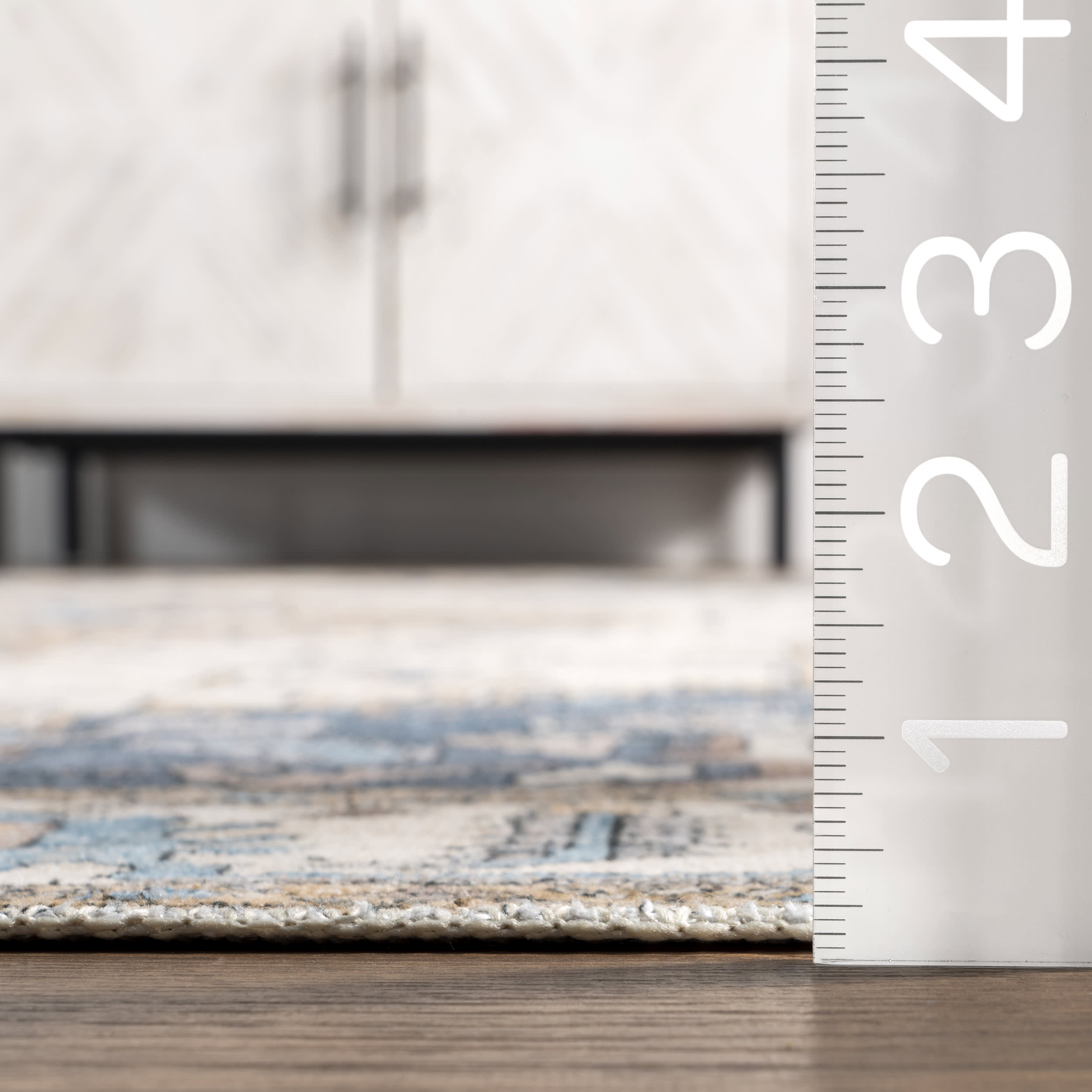 Daphna Medallion Washable Rug - Blue Indoor/Outdoor Area Rug - Perfect for Living Room, Bedroom, or Patio Decor