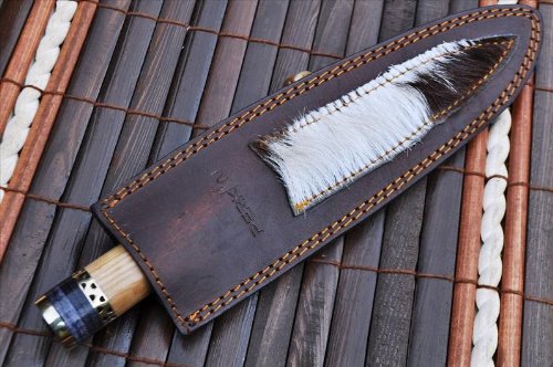 Perkin Knives - Handcrafted Damascus Steel Hunting Knife - Premium Kitchen & Outdoor Camping Knife for Chefs, Hunters & Survivalists