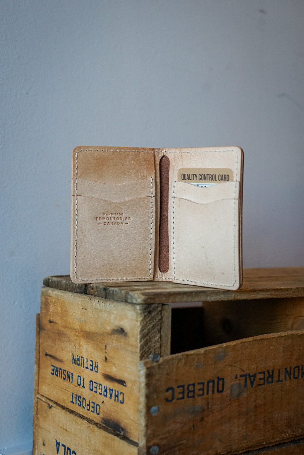 Hand Tooled Mini Trucker Wallet - Genuine Leather Prairie Wheat Sheaf Design - Unique One of a Kind - Perfect for Everyday Use & Travel Accessories