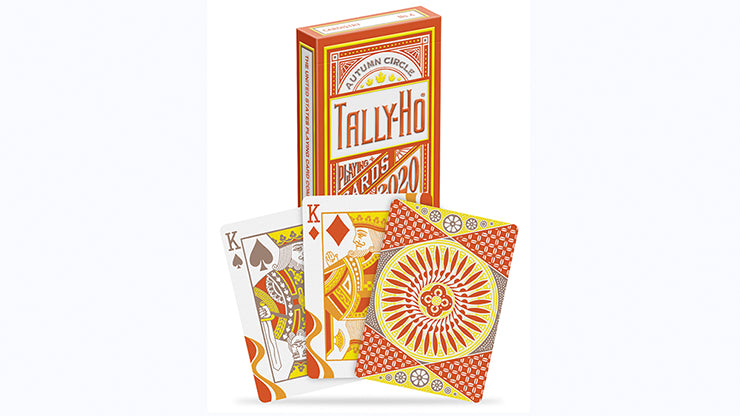 Tally Ho Autumn Circle Back Playing Cards - Premium Deck for Magic Tricks, Cardistry & Poker Games | Perfect for Collectors & Card Enthusiasts