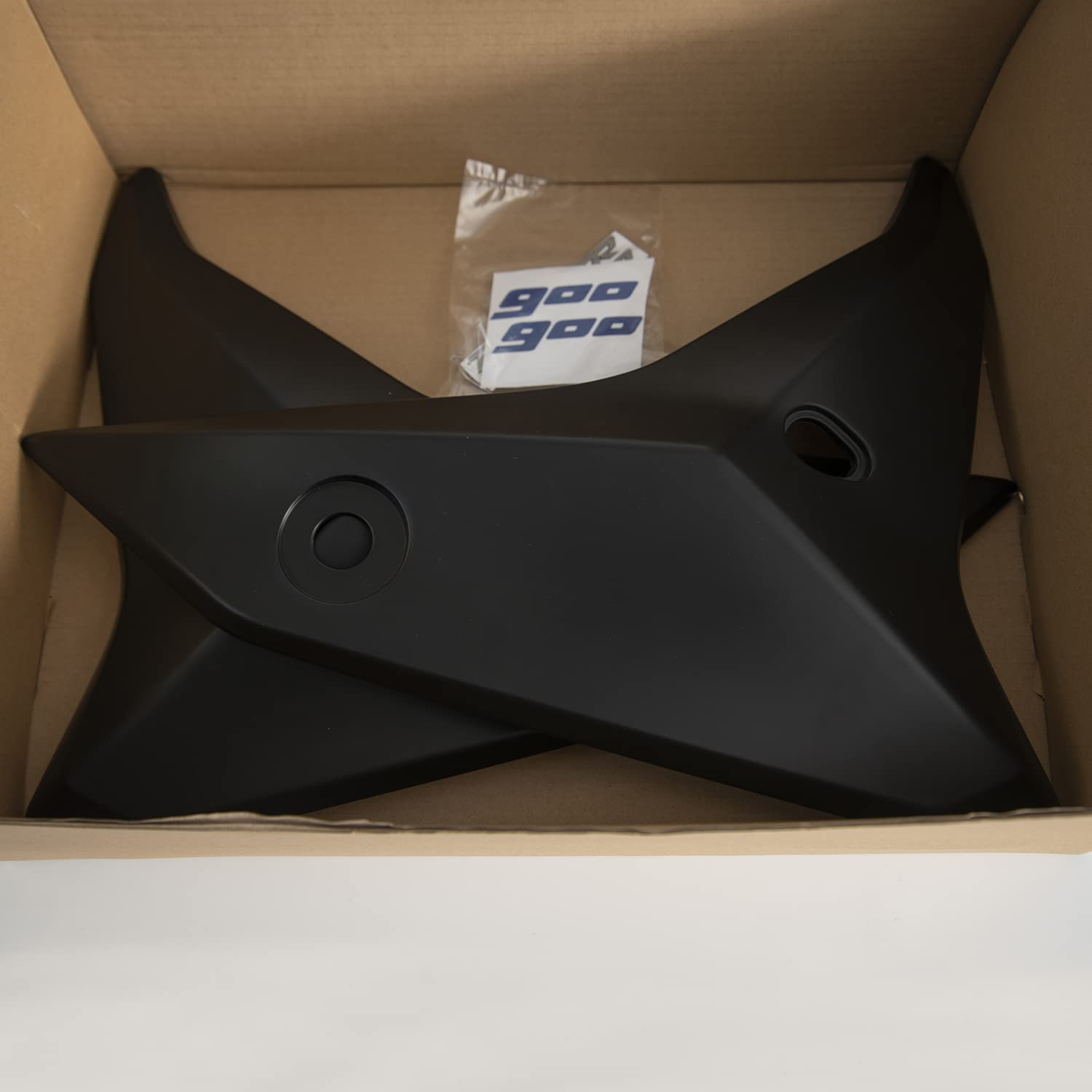 Yamaha Tracer 900/GT 2018-2020 Motorcycle Radiator Guard - Matte Black Frame Cover & Side Panel Fairing Kit for Enhanced Radiator Protection | Perfect for Adventure Riding & Off-Road Use