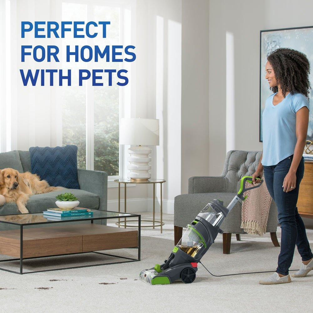 HOOVER Dual Power Max Pet Carpet Cleaner with Full Warranty - Powerful Pet Hair & Stain Remover for Home Deep Cleaning - Perfect for Pet Owners & Allergy Sufferers