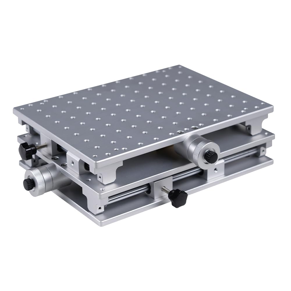 2-Axis XY Workbench for Laser Engraving - Precision CNC Work Table with Adjustable Lifting Platform | US Stock | Ideal for Laser Cutting, CNC Routing & DIY Projects