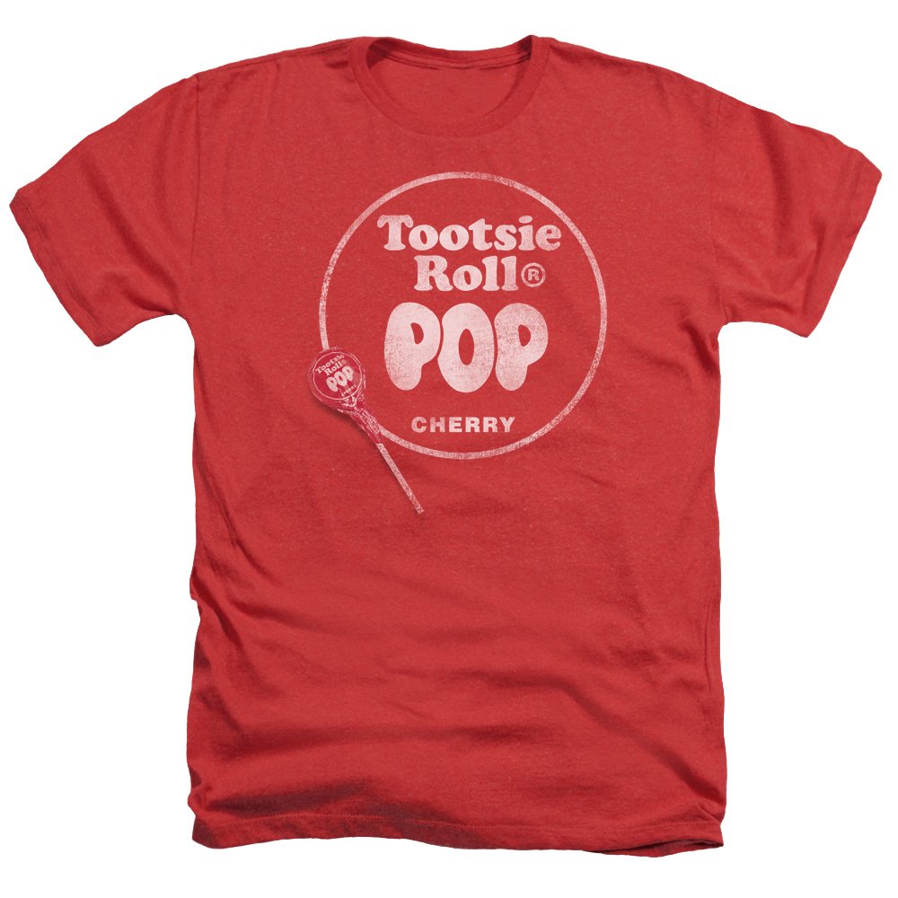 Tootsie Roll Tootsie Pop Logo Unisex Heather T-Shirt for Men & Women - Casual Wear, Gifts, and Retro Fashion