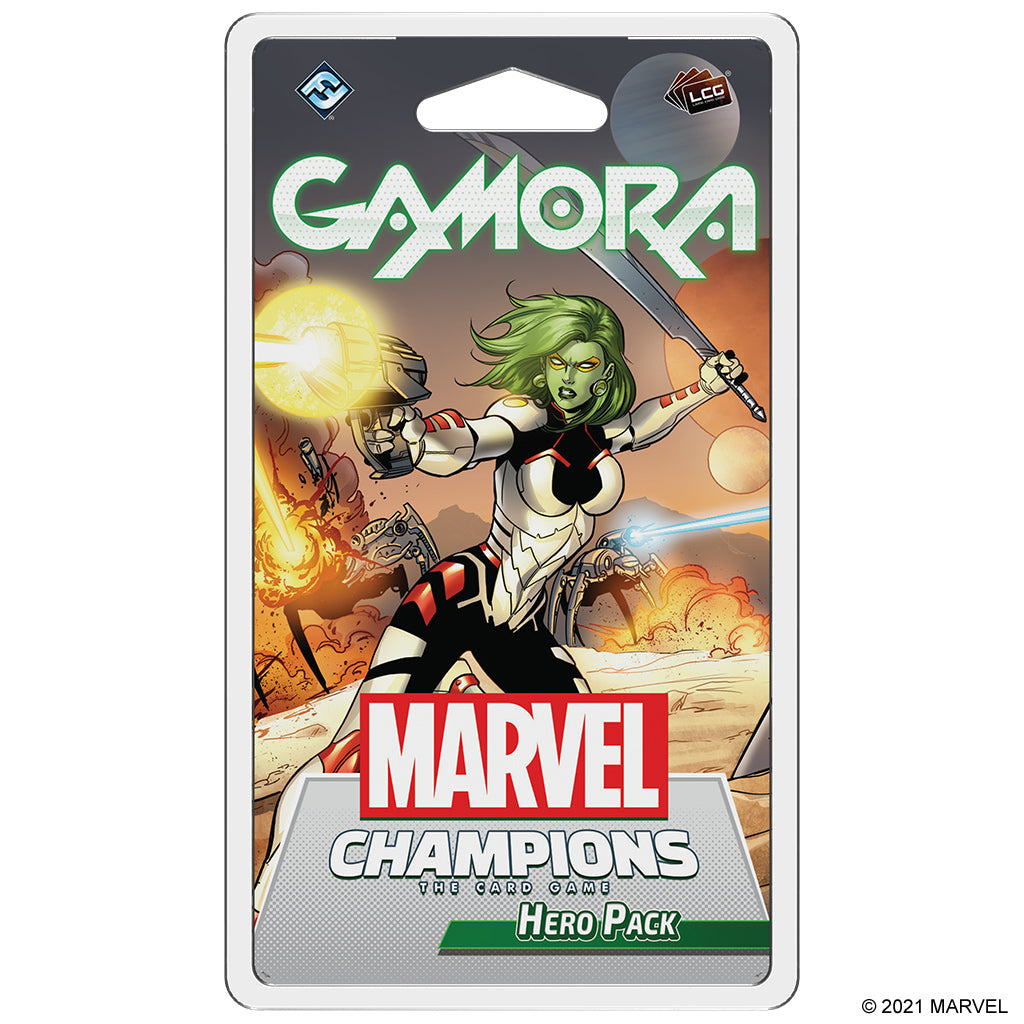 Marvel Champions: The Card Game - Gamora Hero Pack | Collectible Card Game for Superhero Fans | Perfect for Game Nights & Strategy Enthusiasts