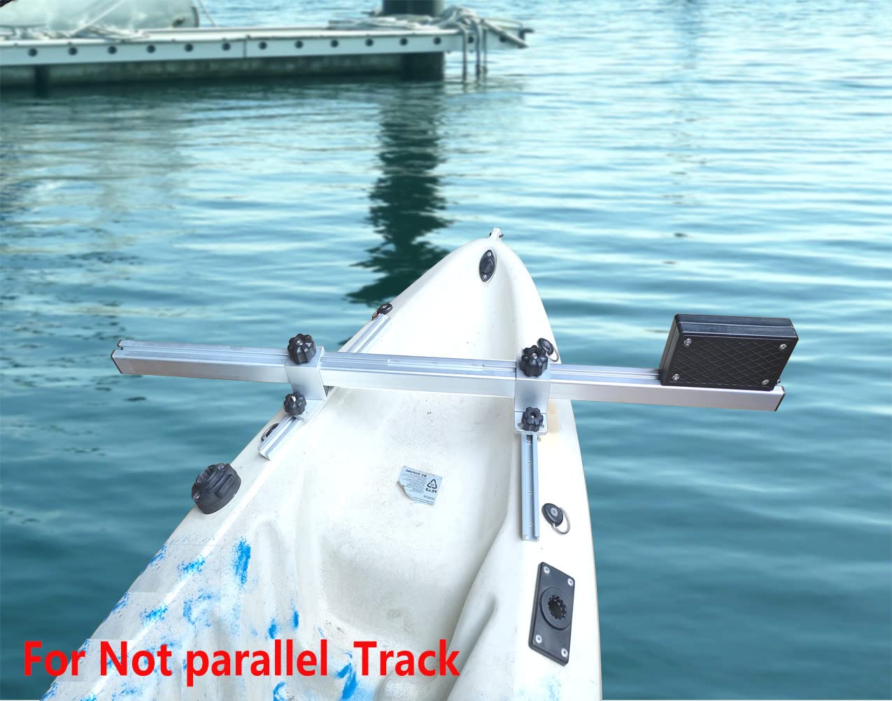 Brocraft Kayak Track Trolling Motor Mount - Adjustable Kayak Motor Mount for Fishing | Perfect for Saltwater & Freshwater Kayaking Adventures
