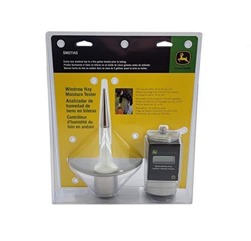 John Deere SW07140 Hay Moisture Tester - Accurate Forage & Windrow Moisture Measurement for Farmers & Ranchers - Perfect for Field Testing, Harvest Planning & Feed Quality Control