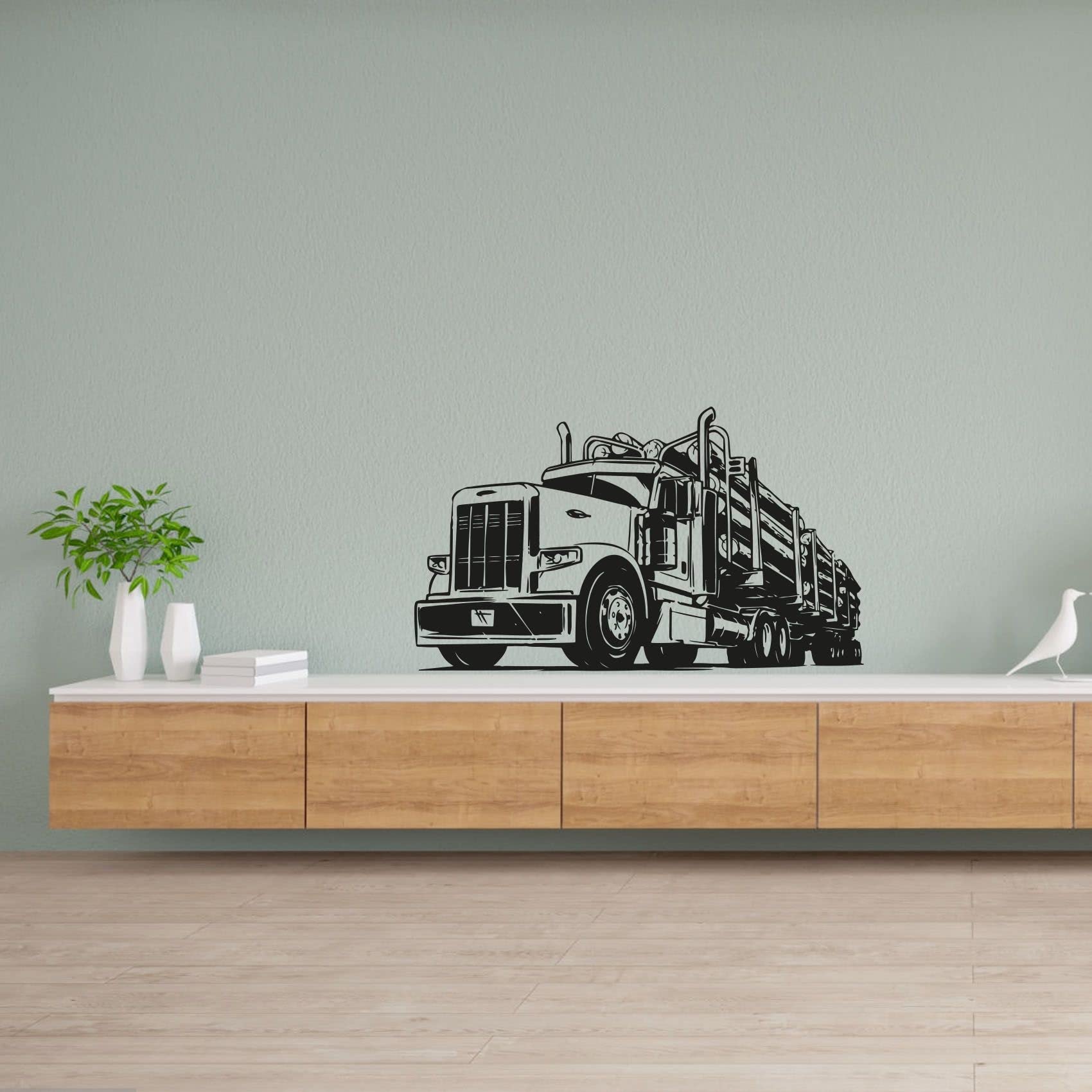 Monster Truck Toy Cars Wall Decal - 20x30 Inch Vinyl Sticker for Kids Room, Nursery, Bedroom & Kindergarten Decor - Fun Vehicle Art for Boys & Girls - Perfect for Home, Playroom & Classroom Wall Decor