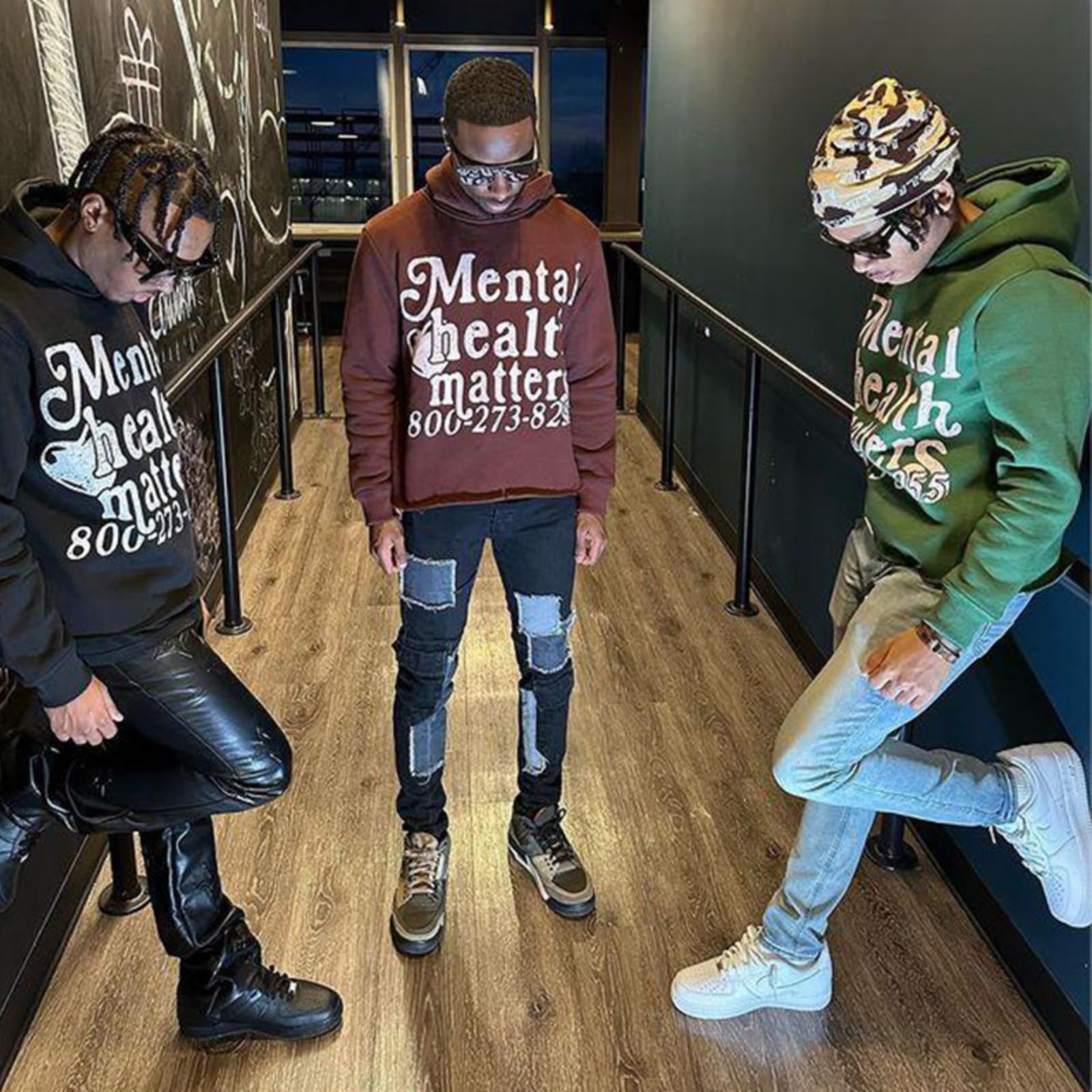 Y2K Unisex Hoodies with Mental Health Print - Trendy Streetwear for Men & Women | Perfect for Casual Outfits, Gym Wear & Everyday Fashion