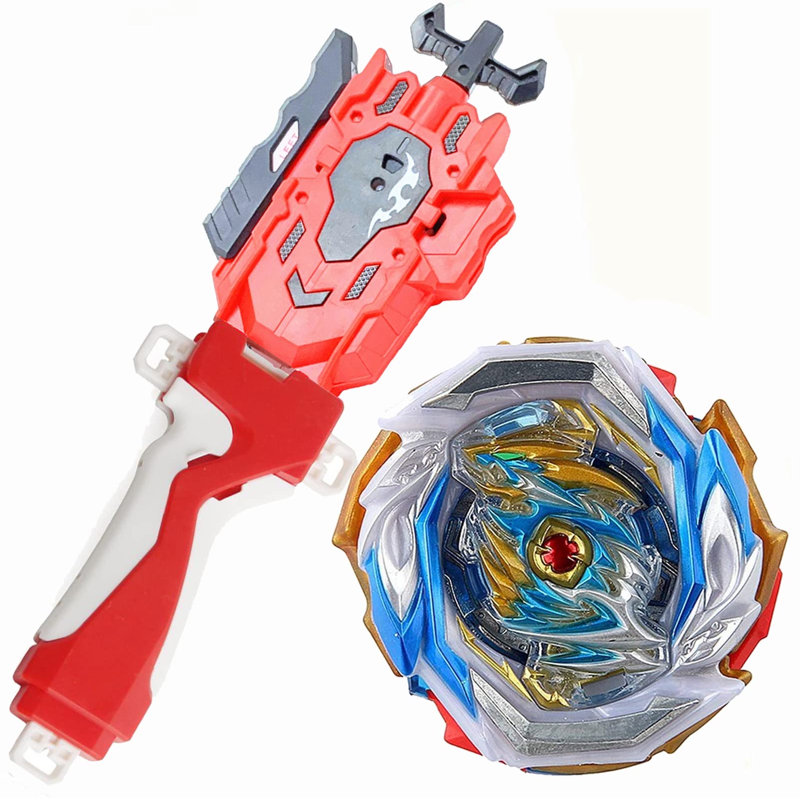 Metal Fusion B Beyblade Toys Set - B-154 DX Booster Imperial Dragon IG Sen Battle Blade Burst Evolution with Left & Right Spin String Launcher Grip - Top Battling Game for Kids & Collectors | Perfect for Tournaments, Birthday Gifts & STEM Learning