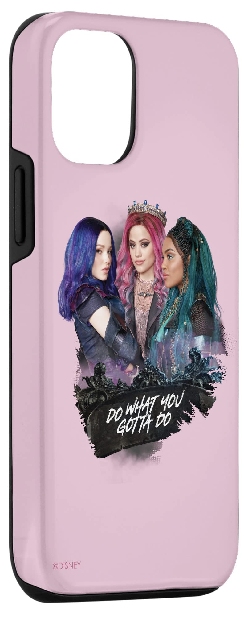 Disney Descendants 3 Mal Case for iPhone 12/12 Pro - Slim Protective Phone Cover with Audrey 