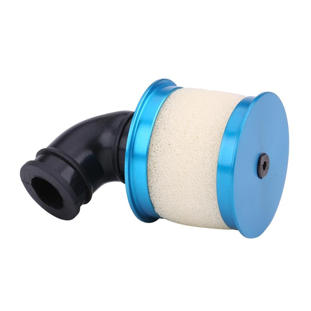 1/10 RC Car Air Filter Sponge Open Aluminium Alloy for 94122/188 Car Truck (Blue) - Perfect for Off-Road Racing and Dusty Terrains