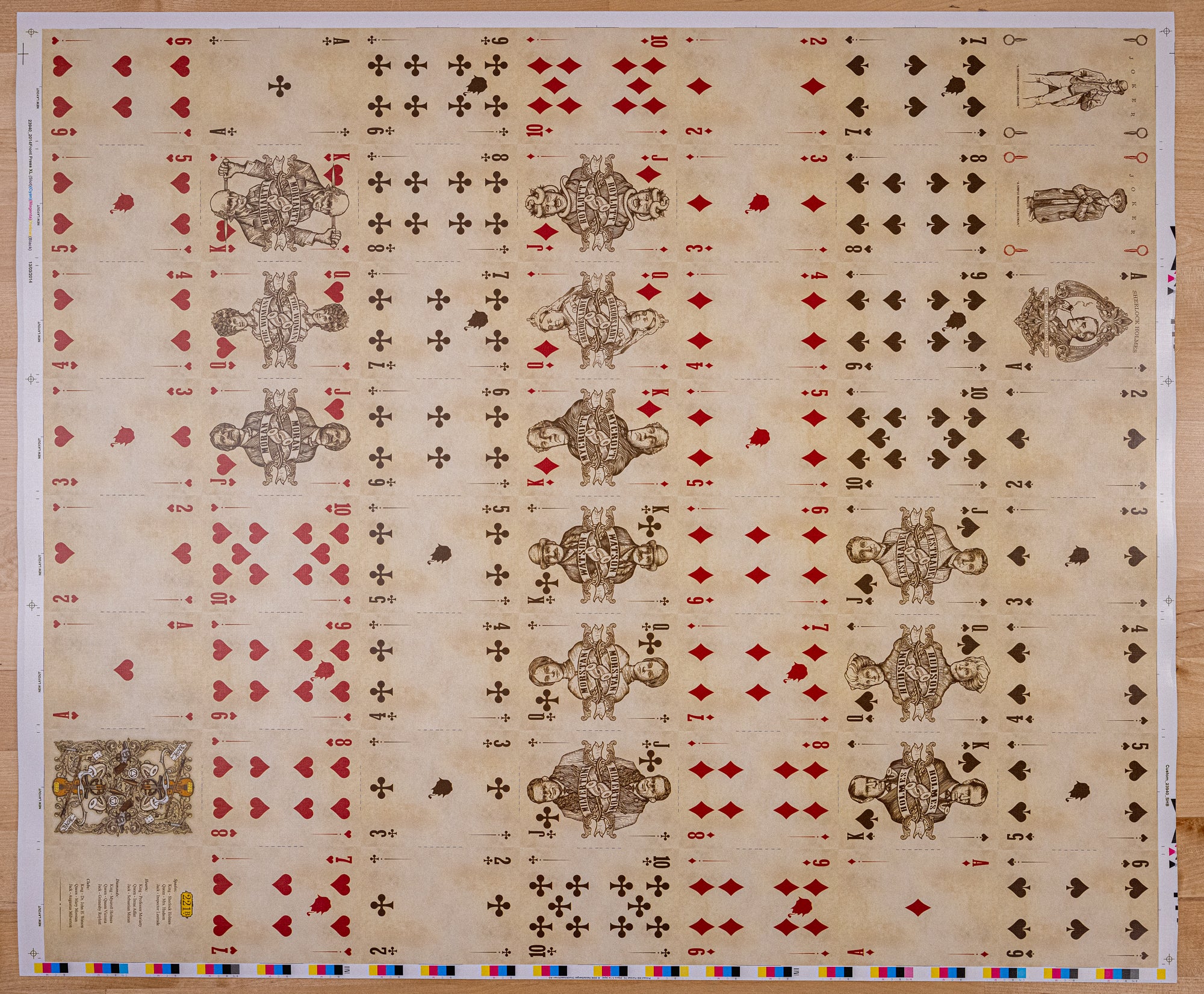 Baker Street Uncut Sheet - Authentic Collectible for Poker, Magic & Decor | Perfect for Game Rooms, Themed Parties & Wall Art