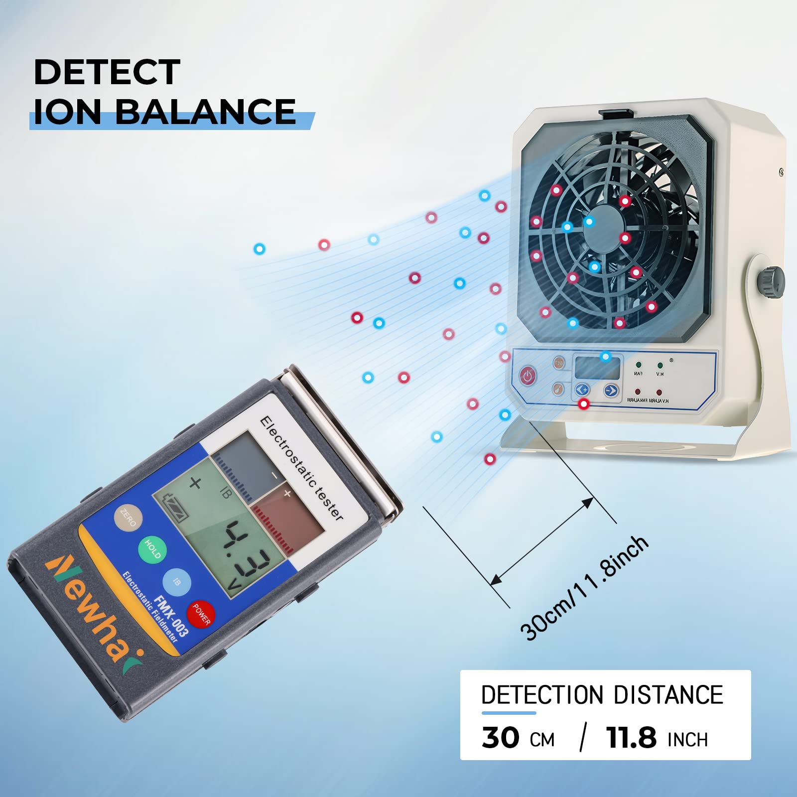 Upgraded 0-22KV Handheld Electrostatic Field Meter with 5% Accuracy - Portable Infrared Antistatic Tester for Textile, Fiber, Paper, Rubber & Plastic | Perfect for Industrial Safety, Quality Control & Static Charge Measurement in Manufacturing