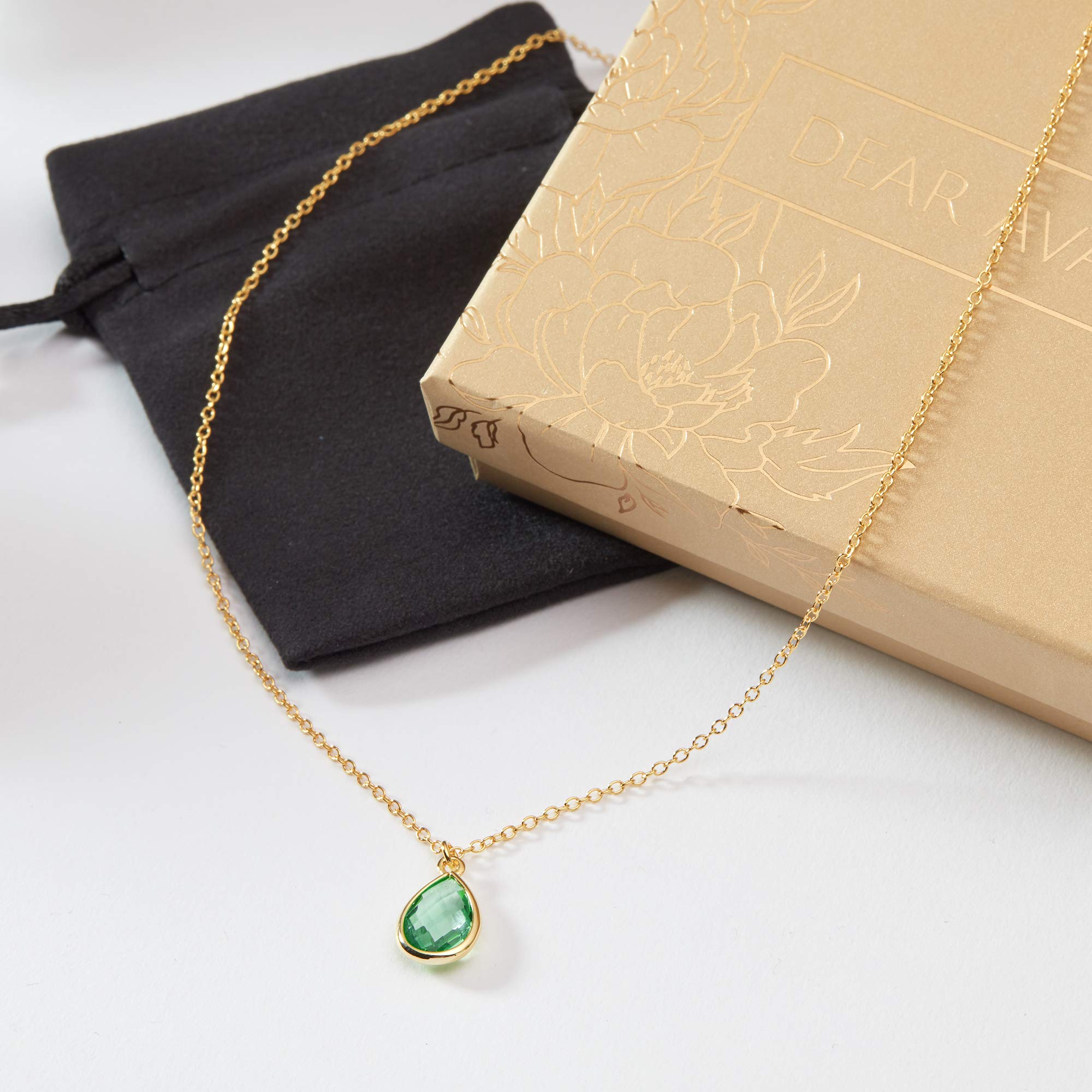 Dear Ava Infinity Birthday Necklace for Women & Girls | Sterling Silver Pendant Jewelry Gift Set with Heartfelt Card | Modern Birthday Gift for Her | Perfect for Anniversaries, Graduation & Special Occasions | 2023 Collection