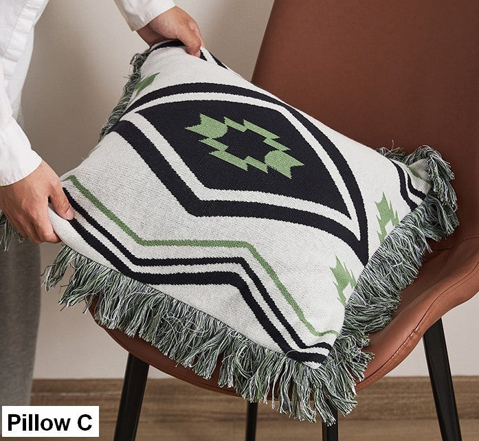 Modern Decorative Throw Pillows for Couch & Bedroom - Square Contemporary Sofa Pillow Covers - Stylish Home Decor Accent for Living Room, Bedroom & Interior Design
