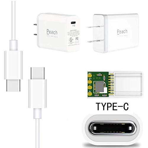 30W USB C Fast Charger [UL Listed] - PD Wall Adapter with 6FT USB C to C Cable for Xiaomi Redmi K20 Pro - Perfect for Travel, Office & Home Charging