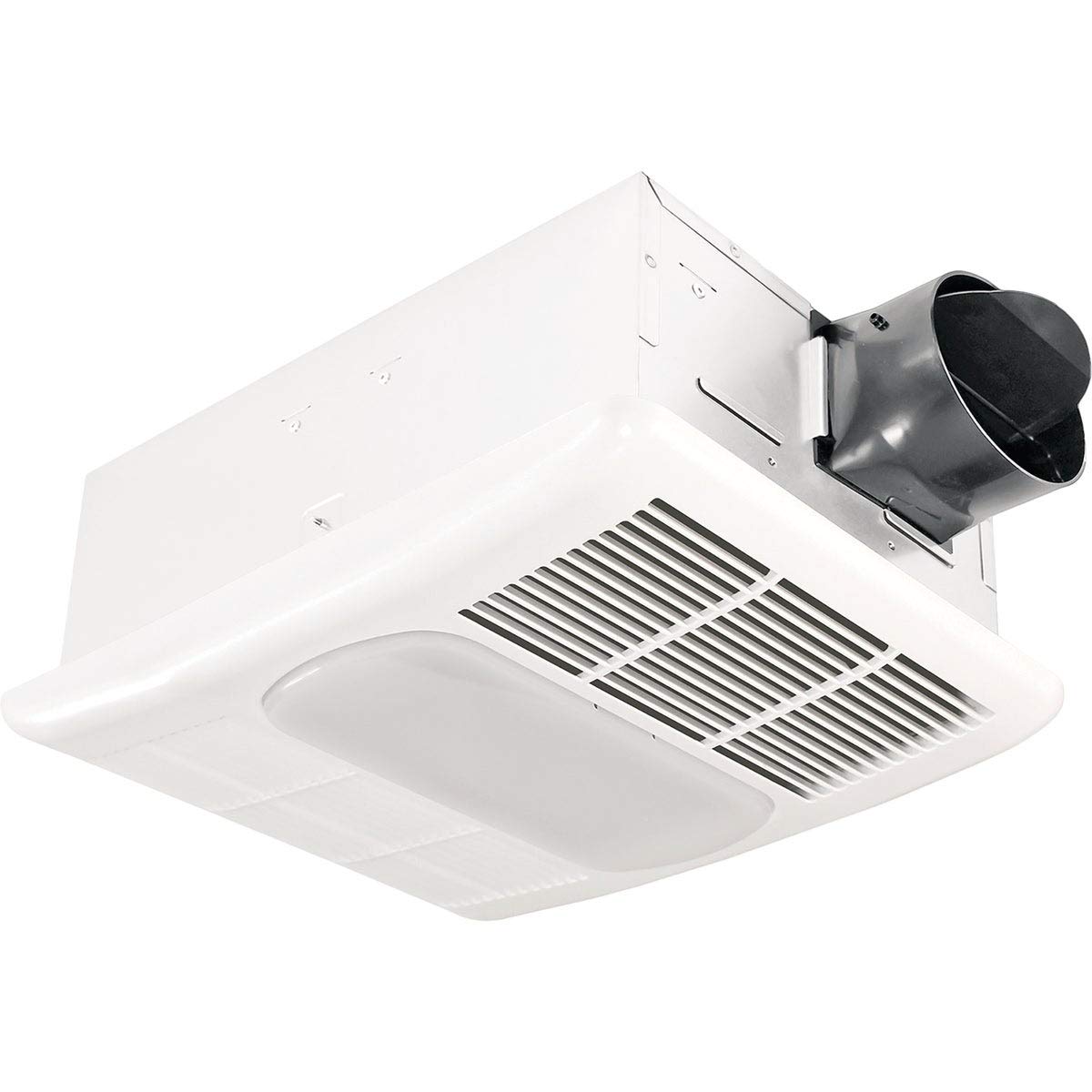 Homewerks Worldwide 80CFM Bathroom Exhaust Fan with Heater - Quiet Ventilation for Bathroom, Kitchen, Laundry Room & Basement